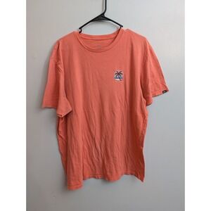 Vans Mens Peach Short Sleeve 100% Cotton Graphic Tee Size XL